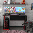 MESA SINGAPURA MDP PRETO FF BORDA VERMELHO