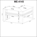 Mesa para Escritório Angular ME4145 Nogal