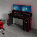 Mesa Gamer ME4153 Preto/Vermelho