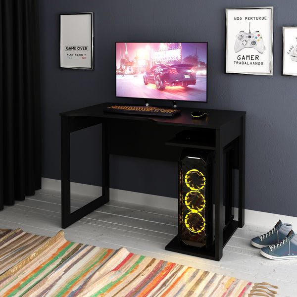 Mesa Gamer ME4161 Preto/Preto
