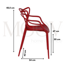 CADEIRA SOL PP PP VERMELHO
