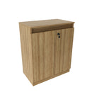 Balcão para Escritório com Chave ME4149 Amêndoa