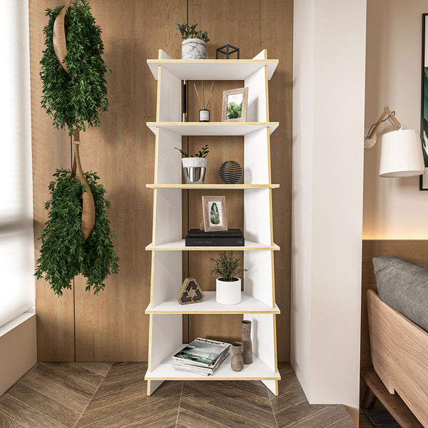 Estante Jade MDP Branco FF Liso Eco Friendly