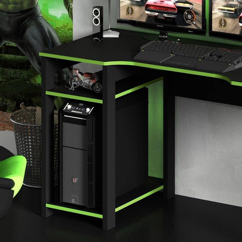 Mesa Gamer ME4152 Preto/Verde