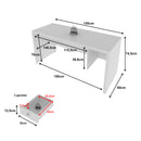 Mesa para Escritório ME4113 Branco