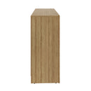 Balcão para Escritório com 2 Portas e 1 Prateleira ME4103 Amêndoa