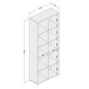 ESTANTE CARACOL 10 NICHOS MDP BRANCO FF LISO