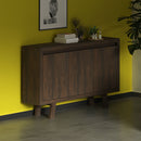 Balcão para Escritório com 3 portas ME4120 Rústico