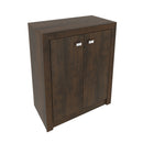 Balcão para Escritório com 2 Portas e 1 Prateleira ME4103 Rústico