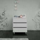 GAVETEIRO MAUA 3G 600MM MDP BRANCO FF LISO