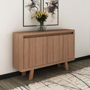 Balcão para Escritório com 3 portas ME4120 Amêndoa