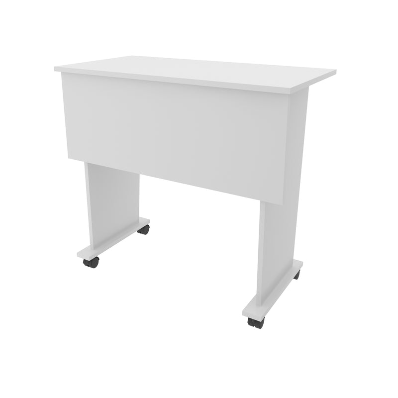 Mesa para Escritório com Rodizio ME4117 Branco