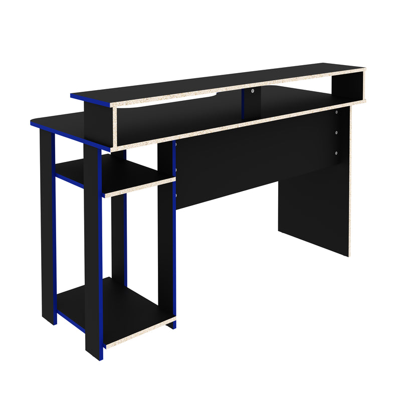 Mesa Gamer ME4153 Preto/Azul