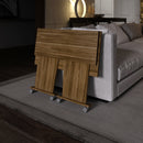 Mesa para Escritório com Rodizio ME4117 Nogal