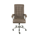 CADEIRA PRESIDENTE OLGA ALCOCHOADA CAFE