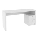 Mesa para Escritório com 2 gavetas ME4130 Branco