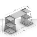 MESA FLORA MDP LEGNO SALINA FF ECO FRIENDLY (CERT. FSC)