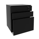 Gaveteiro Arquivo com Chave e Rodízio ME4148 Preto