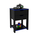 Gaveteiro Gamer ME4163 Preto/Azul
