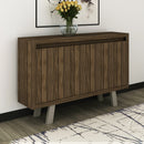 Balcão para Escritório com 3 portas ME4120 Nogal/Fendi