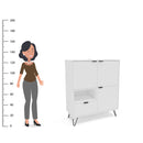 APARADOR CAYMAN 900MM MDP BRANCO FF LISO