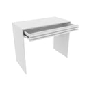 Escrivaninha em Ripado com Gaveta ME4173 Branco