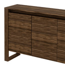 Balcão para Escritório com 3 Portas ME4147 Nogal