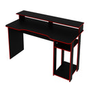 Mesa Gamer ME4153 Preto/Vermelho