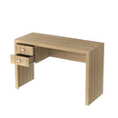 Mesa para Escritório com 2 gavetas ME4123 Amêndoa