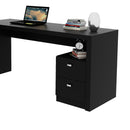 Mesa para Escritório com 2 gavetas ME4129 Preto