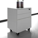 Gaveteiro Arquivo com Chave e Rodízio ME4148 Branco