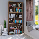 ESTANTE XANGAI 12N MDP CASTANHO UV TEX