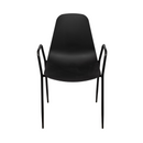 CADEIRA ANA C/ BRAÇO PRETA