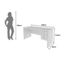 Mesa para Escritório ME4113 Branco