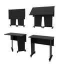 Mesa para Escritório com Rodizio ME4117 Preta