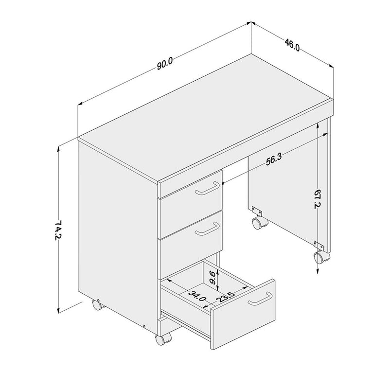 MESA OSAKA CASTANHO UV TEX