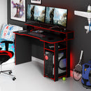 Mesa Gamer ME4153 Preto/Vermelho