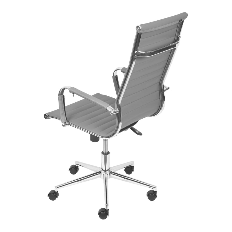 CADEIRA EAMES ALTA CORINO CINZA B. RODIZIO