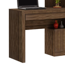 Escrivaninha Estante com 2 Portas e Gaveta ME4143 Nogal