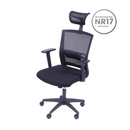 CADEIRA LISBOA OFFICE COM ENCOSTO DE CABECA