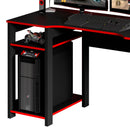 Mesa Gamer ME4152 Preto/Vermelho