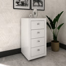 Gaveteiro com 4 Gavetas ME4133 Branco