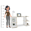 MESA FLORA MDP BRANCO FF LISO ECO FRIENDLY (CERT. FSC)