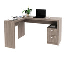 Mesa para Escritório com 2 gavetas ME4129 Carvalho