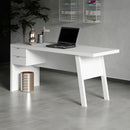 Mesa para Escritório com 2 gavetas ME4122 Branco