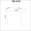 Mesa para Escritório ME4139 Nogal