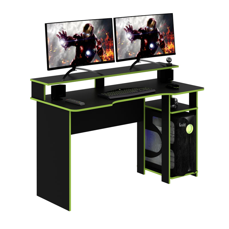 Mesa Gamer ME4153 Preto/Verde