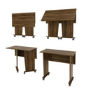 Mesa para Escritório com Rodizio ME4117 Nogal