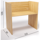 CABINE DE TELEMARKETING COMPLETA 1,23X1,26 - CARVALHO HANOVER