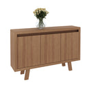 Balcão para Escritório com 3 portas ME4120 Amêndoa